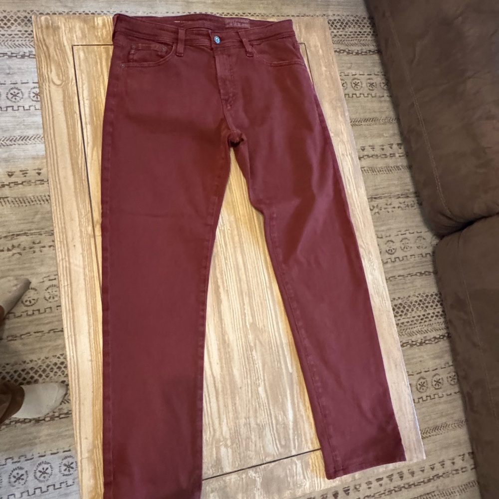 AG Jeans - Tellis - Modern Slim - Red Jeans